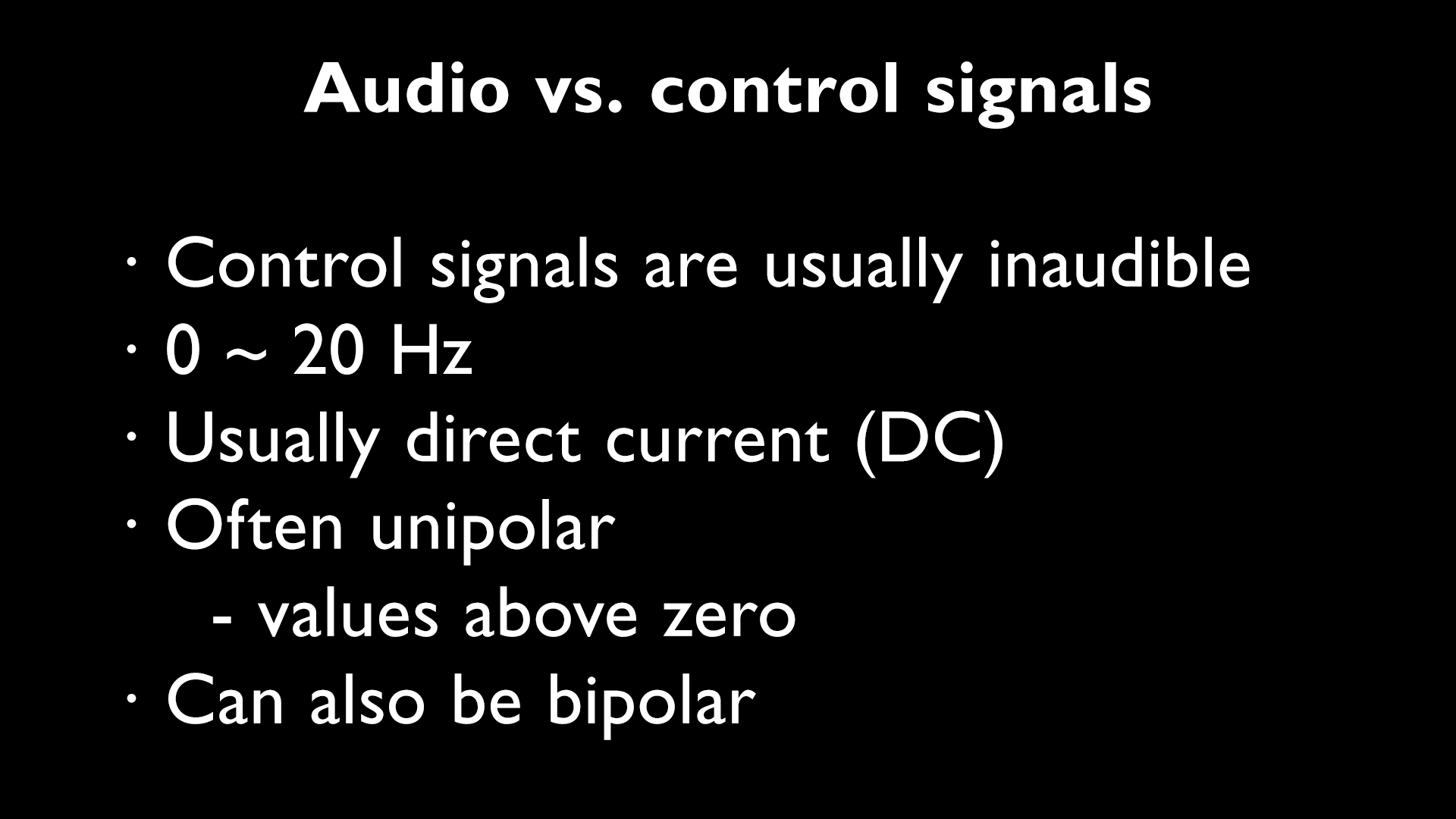 Intro to Modular Synthesis