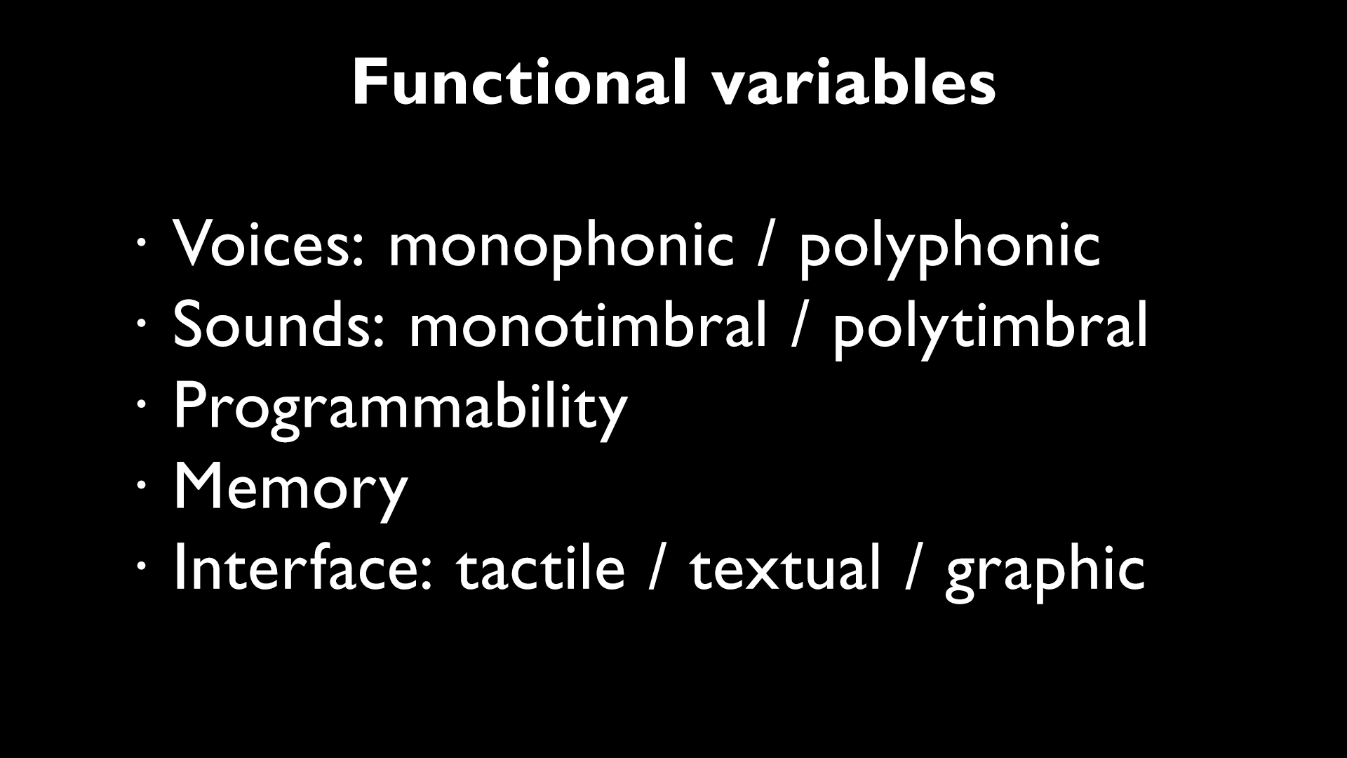 Intro to Modular Synthesis