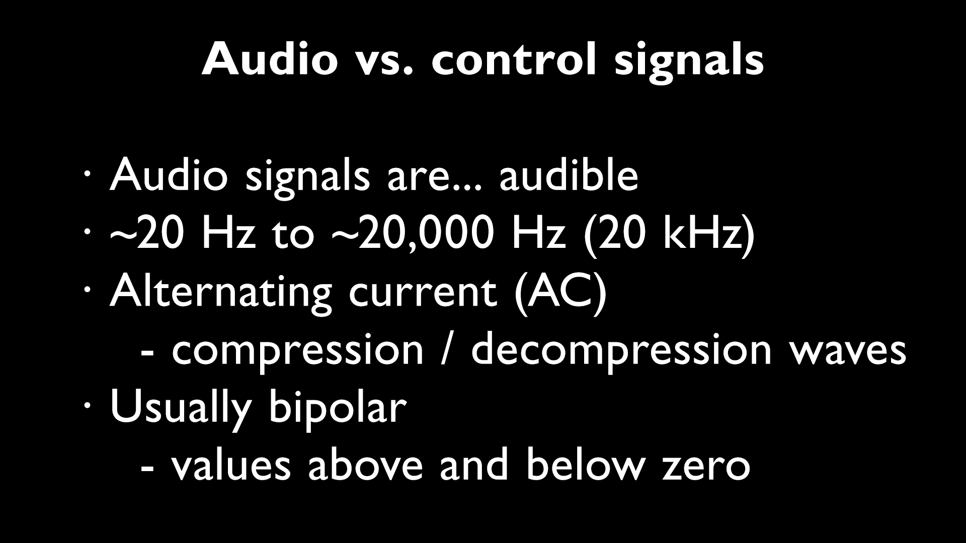 Intro to Modular Synthesis