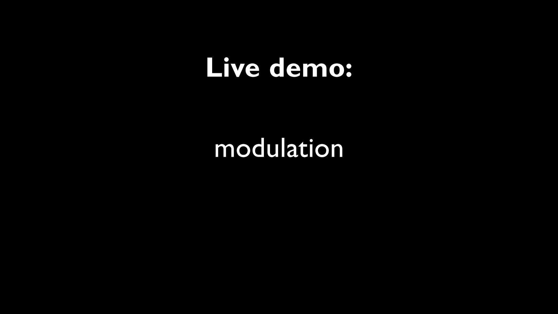 Intro to Modular Synthesis