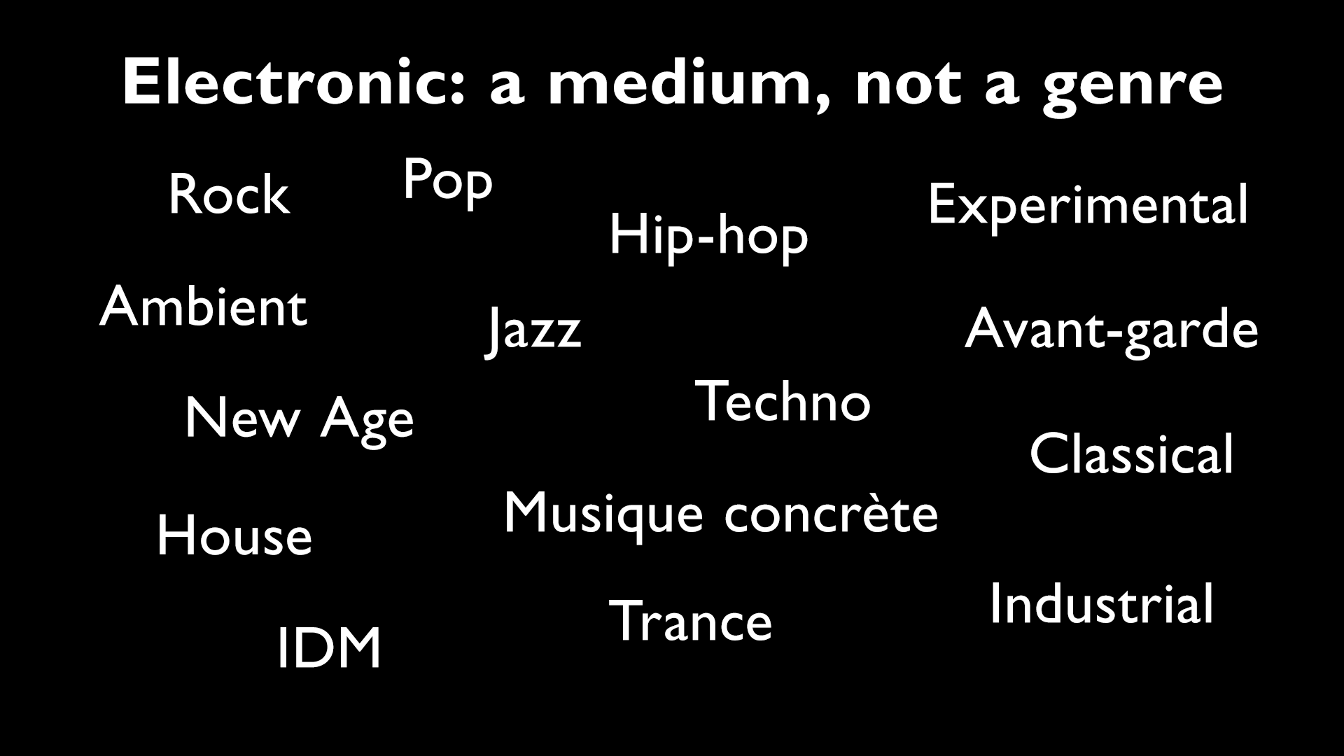Intro to Modular Synthesis